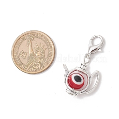 Kettle Alloy Pendant Decorations&nbsp;HJEW-JM03384