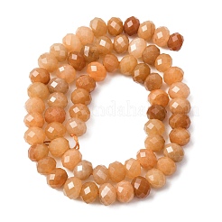 Natural Red Aventurine Beads Strands&nbsp;G-B179-A05-6x8mm