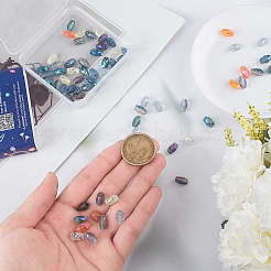 96Pcs 8 Colors Transparent Electroplate Glass Beads&nbsp;EGLA-SC0001-24