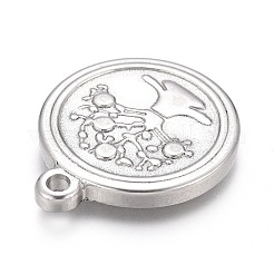 Non-Tarnish 304 Stainless Steel Pendants&nbsp;STAS-H117-19P