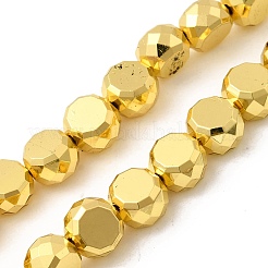 Electroplate Glass Beads Strands&nbsp;EGLA-F166-04B