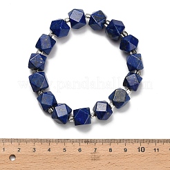 Natural Lapis Lazuli Beads Stretch Bracelets&nbsp;BJEW-F523-05
