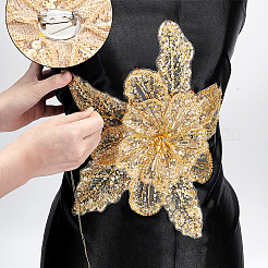 2Pcs 2 Colors Flower Decorative Corsages for Clothing Accessories&nbsp;FIND-NB0006-52