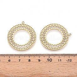 304 Stainless Steel Hollow Pendants&nbsp;STAS-T064-72G