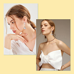 16Pcs 2 Colors 201 Stainless Steel Hoop Earrings Findings&nbsp;STAS-BBC0002-66