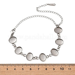 Non-Tarnish 304 Stainless Steel Bracelet Making&nbsp;SA-CBAFBB7-01P-A