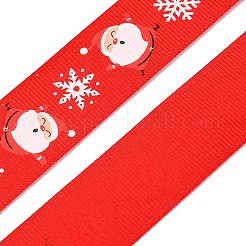 1 Roll Christmas Printed Polyester Grosgrain Ribbons&nbsp;OCOR-YW0001-05C