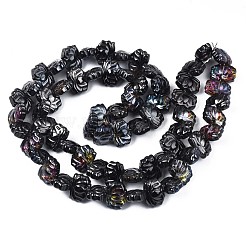 Electroplate Glass Beads Strand&nbsp;EGLA-S188-24-C01