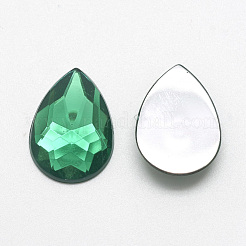 Acrylic Rhinestone Flat Back Cabochons&nbsp;GACR-Q010-10x14-10