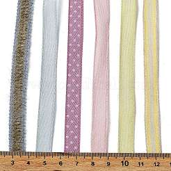 18 Yards 6 Colors Polyester Ribbon&nbsp;SRIB-C001-B07