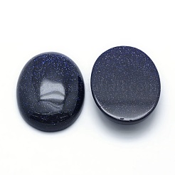 Synthetic Blue Goldstone Cabochons&nbsp;X-G-P393-I16
