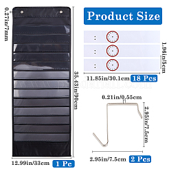 Oxford Cloth Daily Schedule Pocket Chart&nbsp;AJEW-WH0314-190