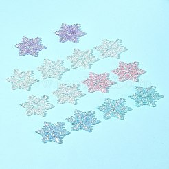 14Pcs 5 Colors AB Color Transparent Acrylic Chandelier Component Links&nbsp;TACR-FS0001-55