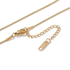 2Pcs 2 Style Ion Plating(IP) 304 Stainless Steel Heart Pendant Necklaces Set&nbsp;NJEW-G090-06G
