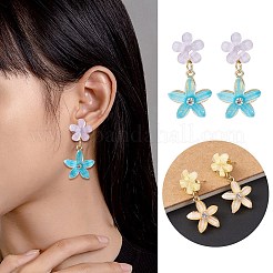 DIY Flower Earring & Finger Rings Making Kit&nbsp;DIY-SZ0008-48