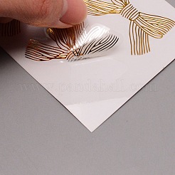 Bowknot Waterproof Paper Gift Tag Stickers&nbsp;DIY-WH0258-85