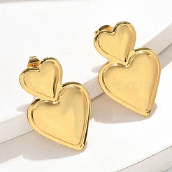 304 Stainless Steel Stud Earrings for Women&nbsp;EJEW-U047-09G