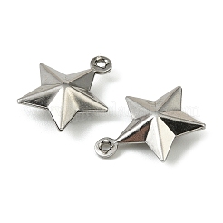 304 Stainless Steel Charms. Star Charm&nbsp;X-STAS-A190-05P