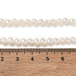 Natural Cultured Freshwater Pearl Beads Strands&nbsp;PA-CBAC463-14