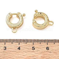 Brass Spring Ring Clasps&nbsp;KK-CBA50B0-08G