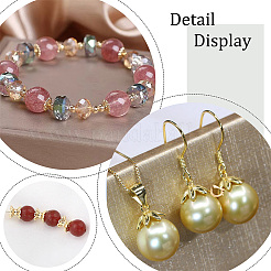72Pcs 12 Style Brass Bead Caps&nbsp;KK-AR0003-97