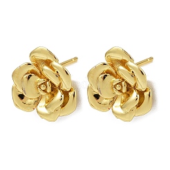 Brass Stud Earrings&nbsp;EJEW-S277-08G-A
