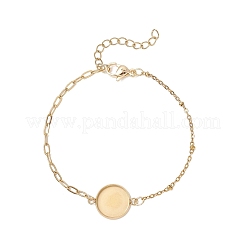 304 Stainless Steel Paperclip Chain Satellite Chain Bracelet Making&nbsp;BJEW-JB13072-01