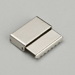 Zinc Alloy Ribbon Crimp Ends&nbsp;FIND-WH0126-13E-P
