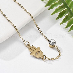 201 Stainless Steel Cable Chain Bracelets&nbsp;BJEW-H205-01A-G