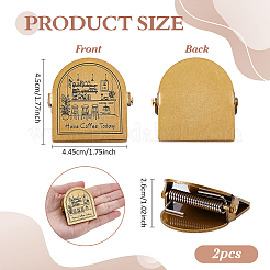 2Pcs Brass Clips&nbsp;OFST-FG0001-03B