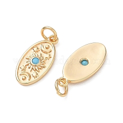 SHEGRACE Brass Micro Pave Cubic Zirconia Pendants&nbsp;XGRQ4G867-550G