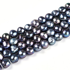 Natural Cultured Freshwater Pearl Beads Strands&nbsp;PEAR-N014-06G-07