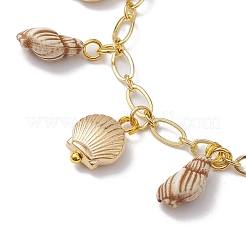 Acrylic Shell Shape Charm Bracelets&nbsp;BJEW-JB10142