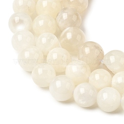 Natural White Moonstone Beads Strands&nbsp;G-F306-05AB-6mm-01