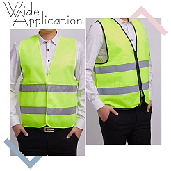 20Pcs Cloth Reflective Safety Vest&nbsp;AJEW-GO0005-12B