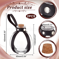 Dark Magic Cork Potion Bottle&nbsp;AJEW-WH0415-80A