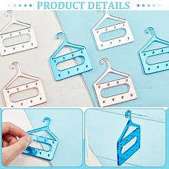 24Pcs 3 Colors 8-Hole Mini Acrylic Earring Hanger&nbsp;EDIS-PH0001-84