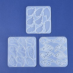 3Pcs 3 Styles DIY Pendant Molds&nbsp;AJEW-FS0001-31