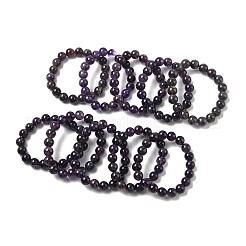 Natural Amethyst Stretch Bracelets&nbsp;X-B073-2
