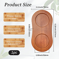 Wooden Carved Cup Mats&nbsp;AJEW-WH20048-39F