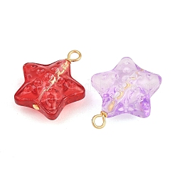 Brass & Glass Pendants&nbsp;GLAA-P079-01G-M
