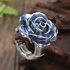 Brass Enamel Cuff Open Rings for Women&nbsp;WGB03D2-01