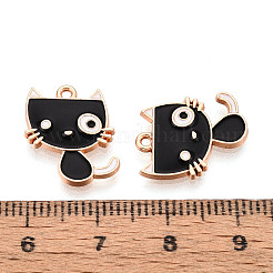 Alloy and Enamel Pendants&nbsp;ENAM-T021-35A-G