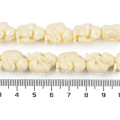 Synthetic Coral Carved Beads Strands&nbsp;CORA-C003-04