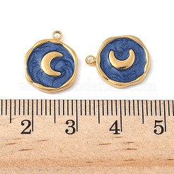 304 Stainless Steel Enamel Charms&nbsp;STAS-U057-14G-04