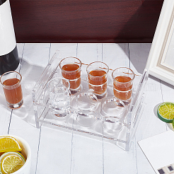 Acrylic Holders for 6 Round Shot Glasses&nbsp;AJEW-WH0473-04