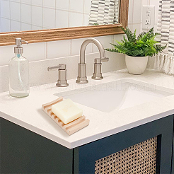 Pinewood Soap Dishes for Bathroom&nbsp;AJEW-WH0248-842