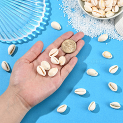 100Pcs Natural Cowrie Shell Beads&nbsp;BSHE-LT0001-03B