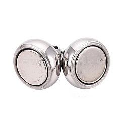 304 Stainless Steel Magnetic Clasps&nbsp;STAS-N127-04P
