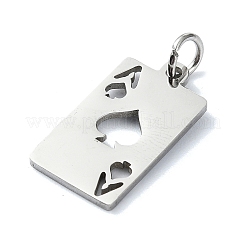 Non-Tarnish 304 Stainless Steel Pendants&nbsp;X-STAS-C097-65P